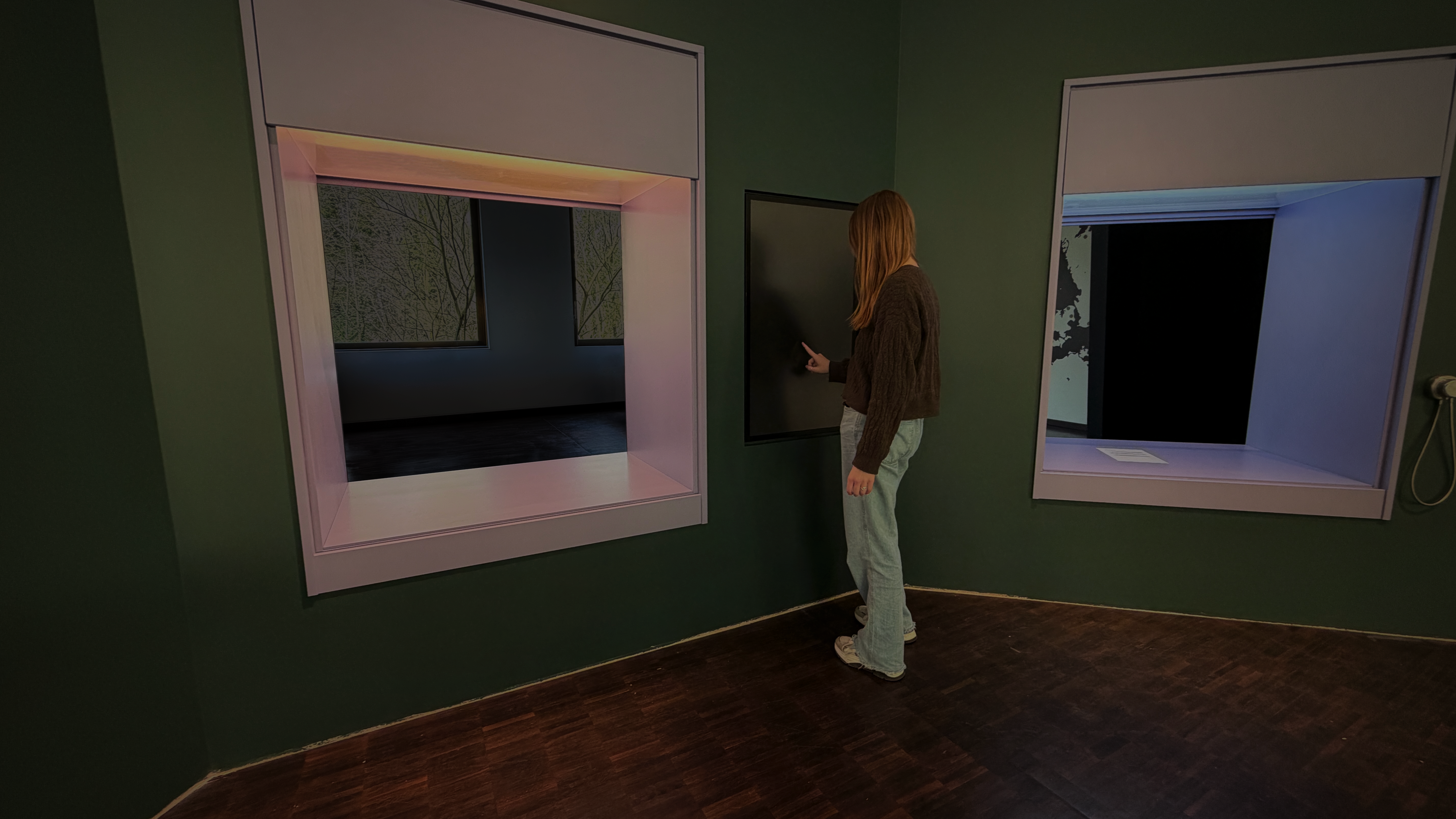 Vitrine nach der Retusche in Photoshop